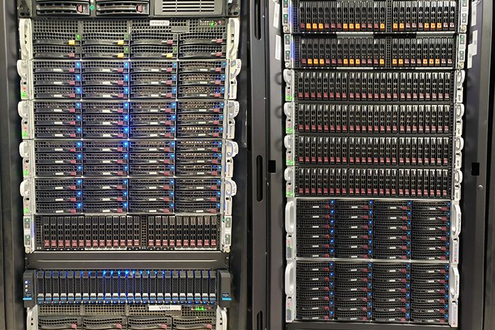 Photos of the Poseidon SLURM-based High Performance Computing Cluster at OEL